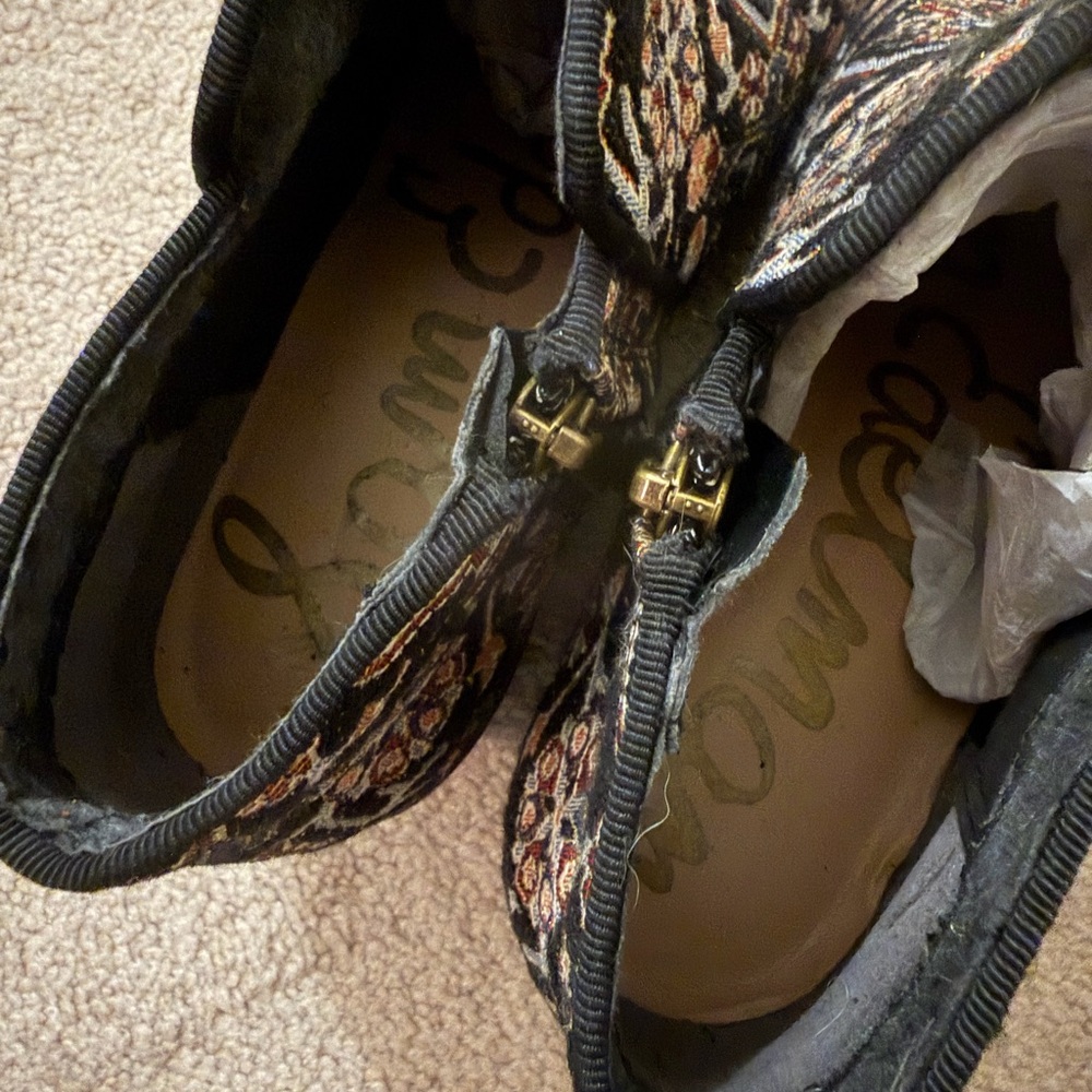 Sam Edelman Multicolor Patterned Ankle Boots - image 6